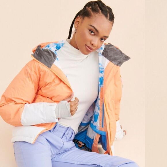 Roxy Chloe Kim Puffy Snow Jacket/ size S - Picture 4 of 10